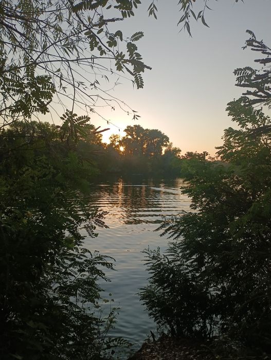 Старый дом с участком на берегу озера