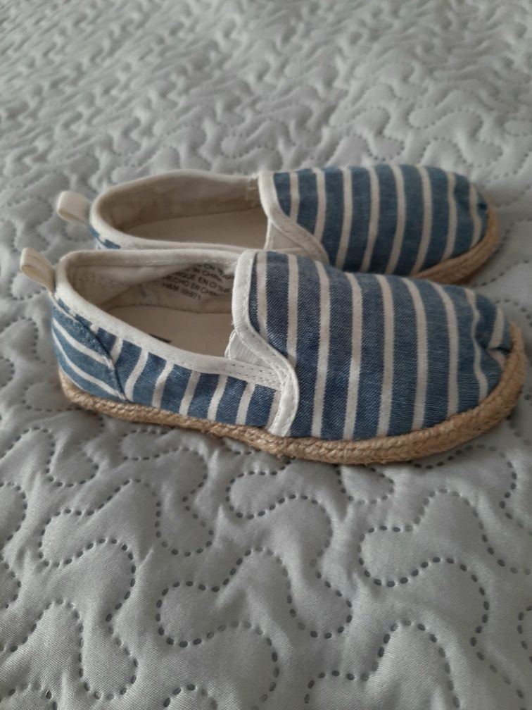 Espadryle buty na lato, buciki H&M rozm.26