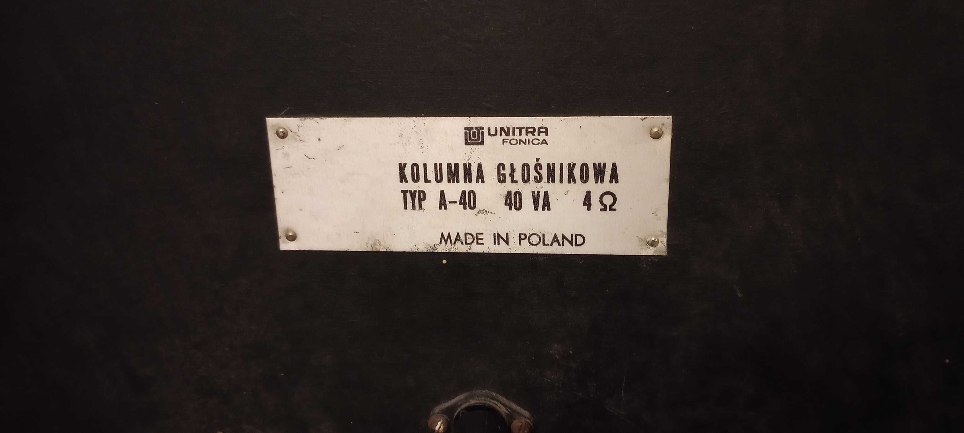 kolumny a-40  40wat 4om