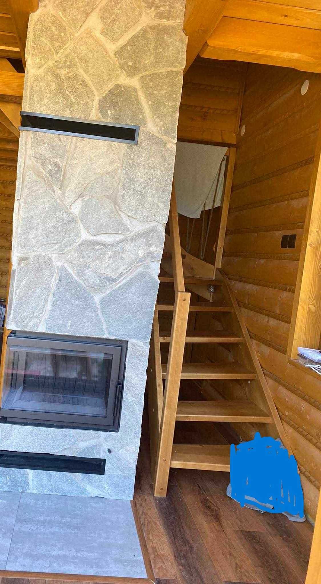 Dom całoroczny  z półbala 70m2 , góry , las , rzeka