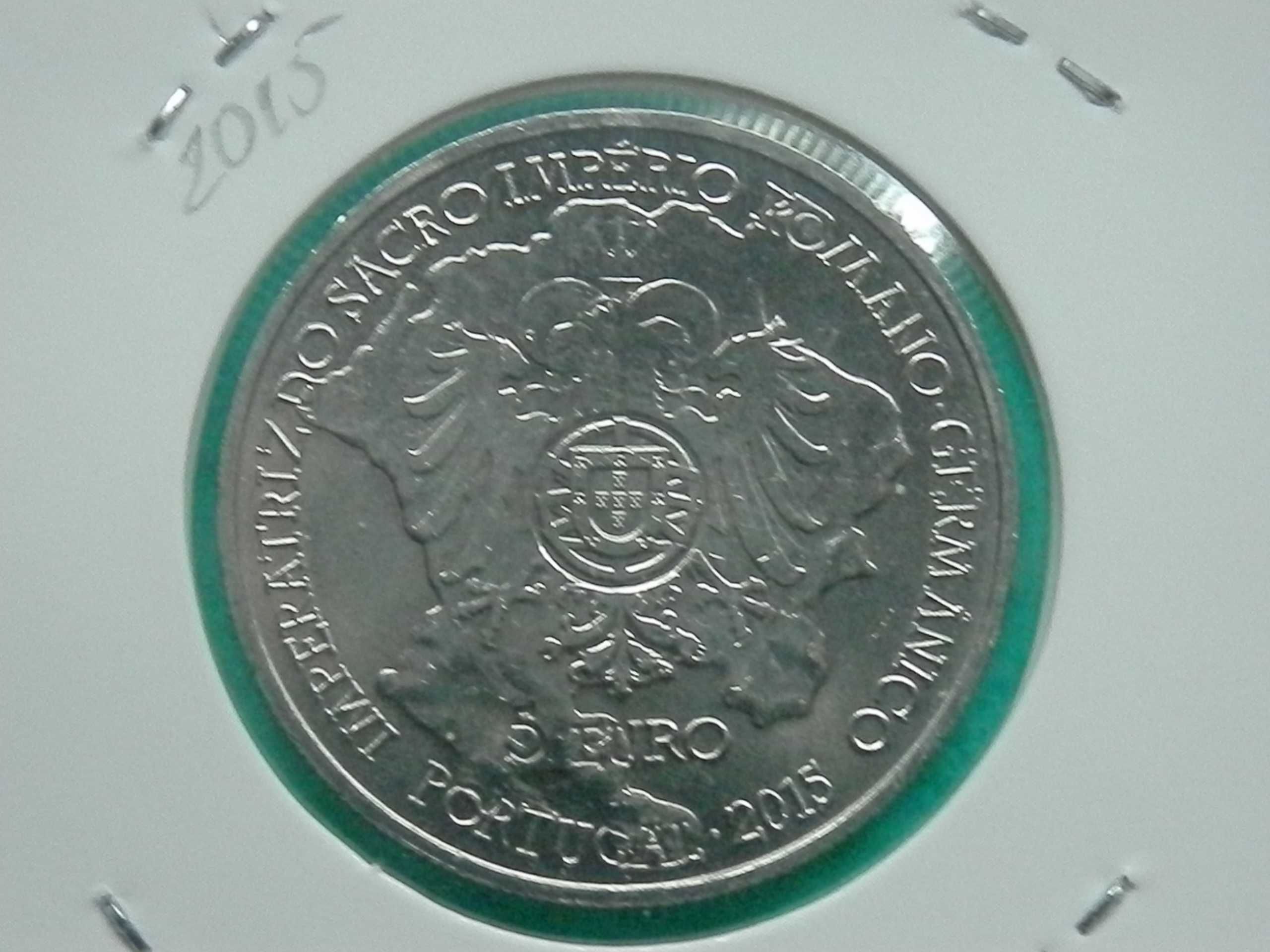 1222 - Euro: 5,00 euros 2015 "Isabel de Portugal", por 5,50