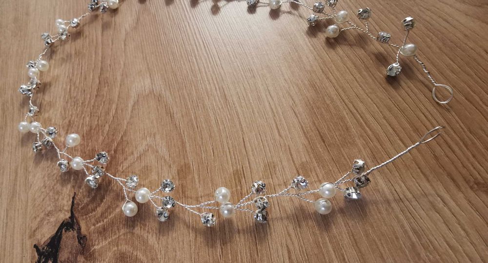 Srebrna ozdoba do włosów