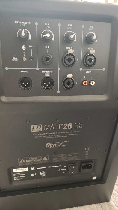 SISTEMA PA LD SYSTEMS MAUI 28 G2 NOVO