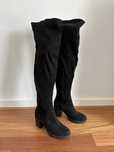 Botas over the knee pretas Public Desire