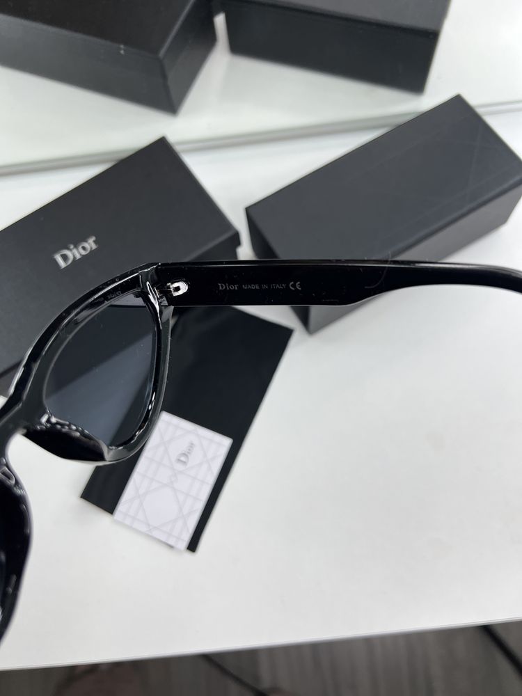 Очки солнцезащитные. Dior. Lux 1:1. Чёрные.