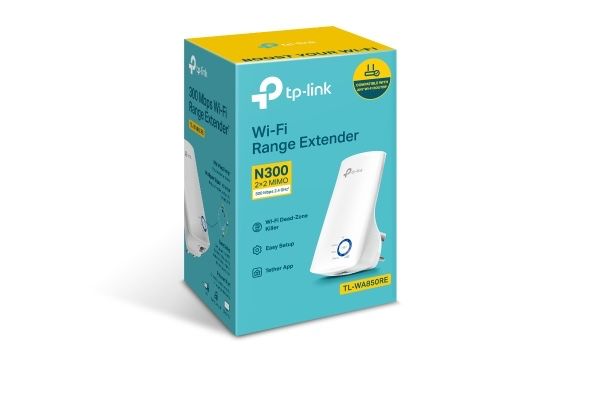 wzmacniacz sygnału WiFi TP-Link WA850RE z gniazdem LAN RJ45