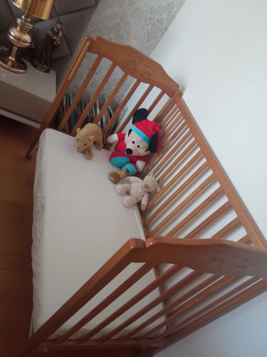 Berço em Carvalho 120x60cm