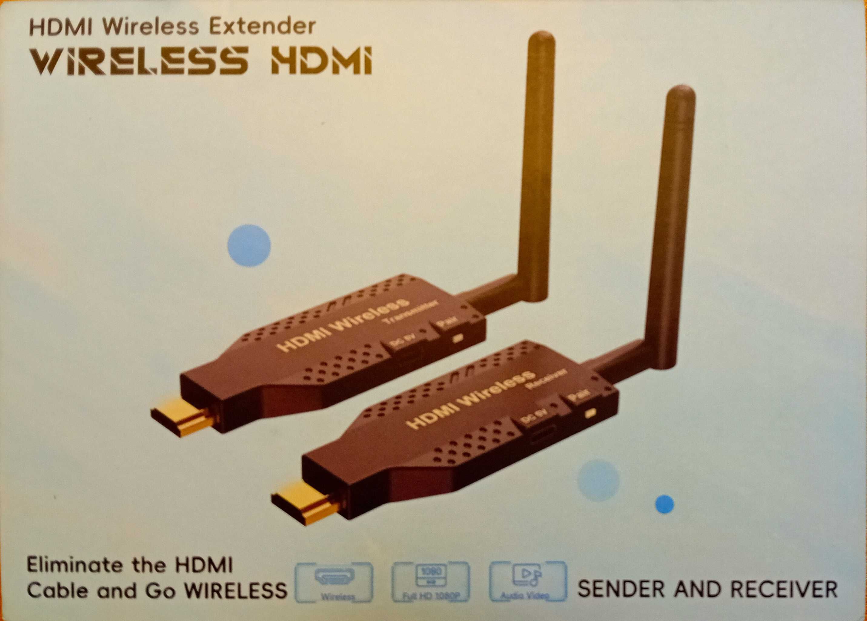 HDMI Transmiter bezprzewodowy - nadajnik + odbiornik
