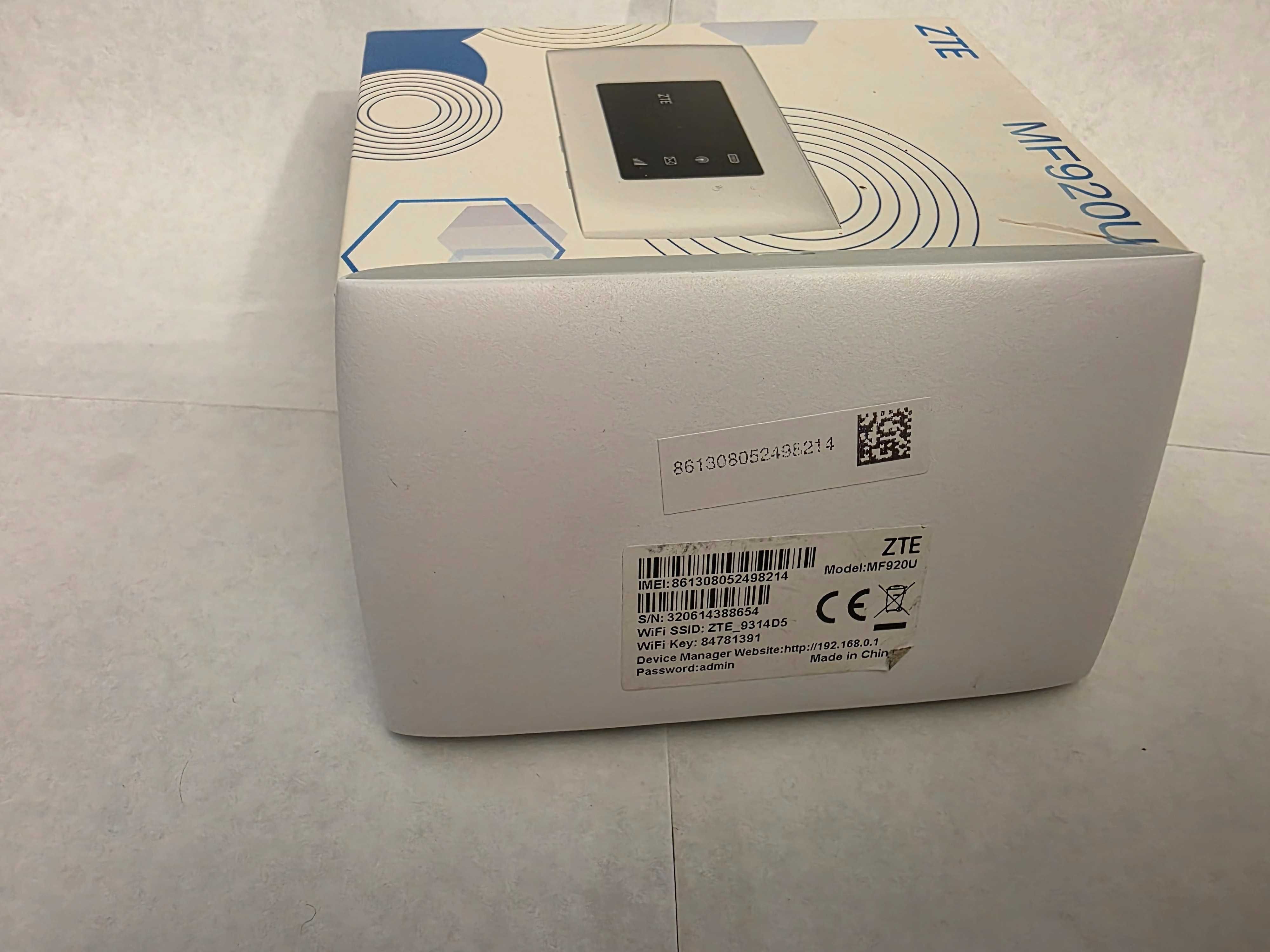 Router ZTE MF920U (NOVO) Internet Sim Dados Modem