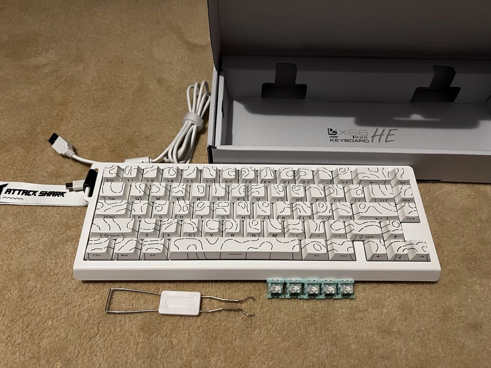 Клавиатура Attack Shark x68HE