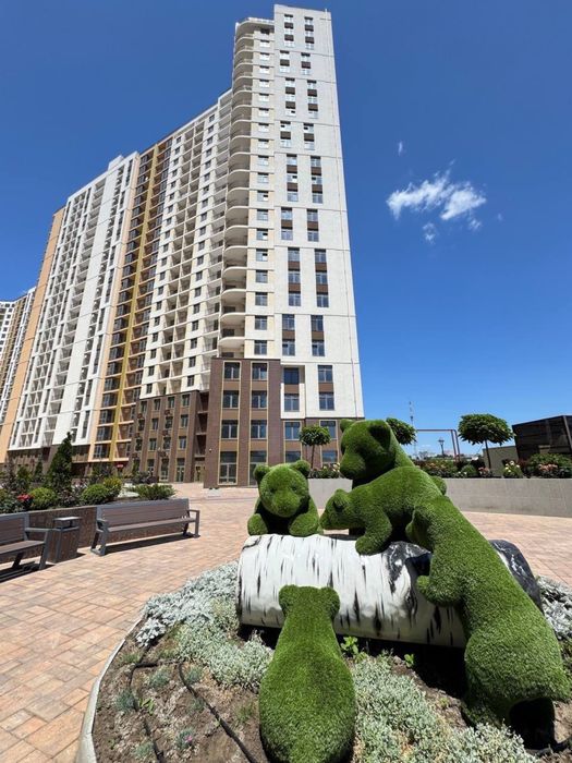 2-комнатная квартира с террасой в 60 Жемчужине/Краснова/Ипподром