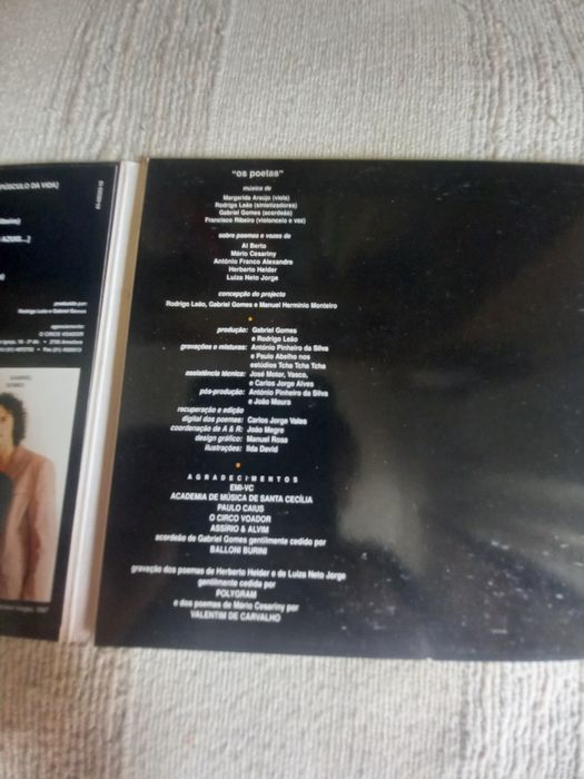 Cd Os Poetas Entre Nós e as Palavras poemas Herberto Helder, Cesariny
