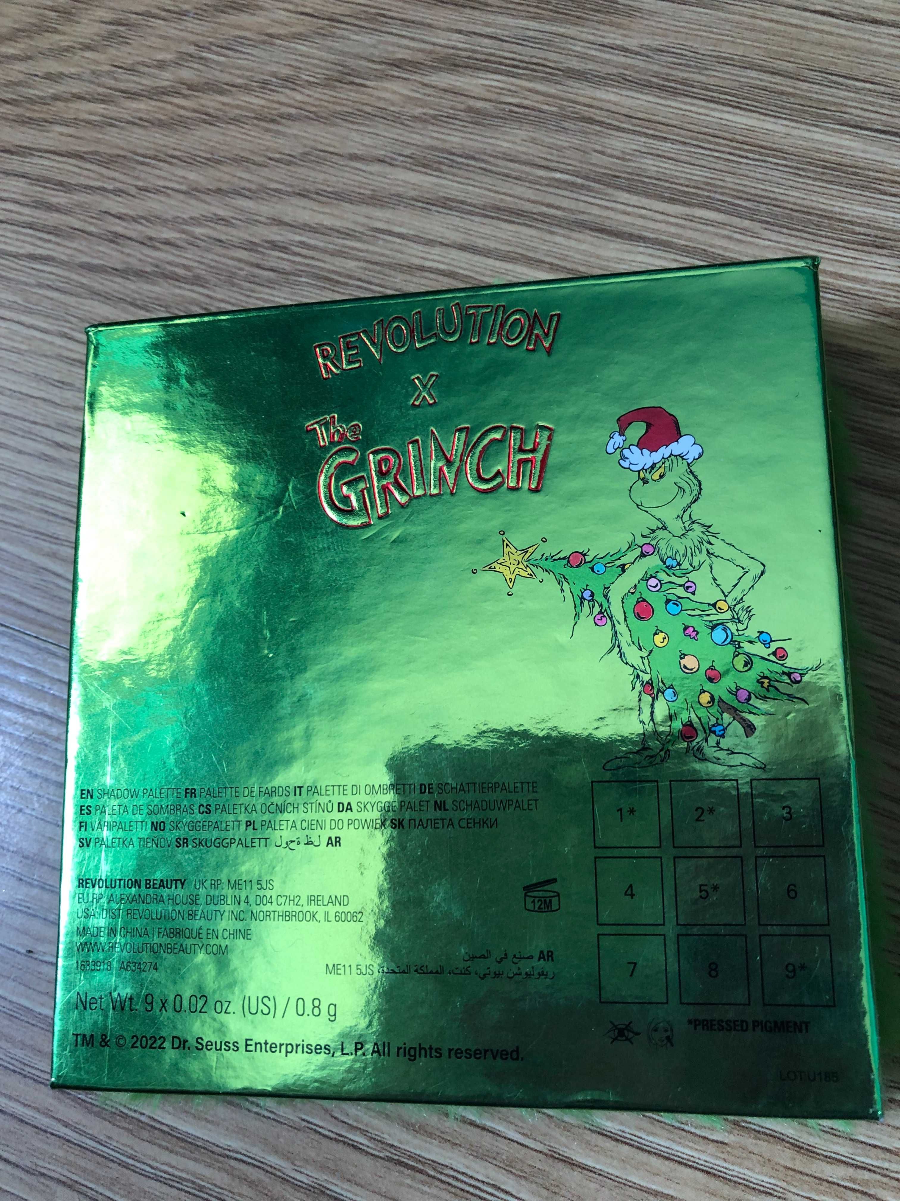 The Grinch x Revolution paleta cieni do powiek