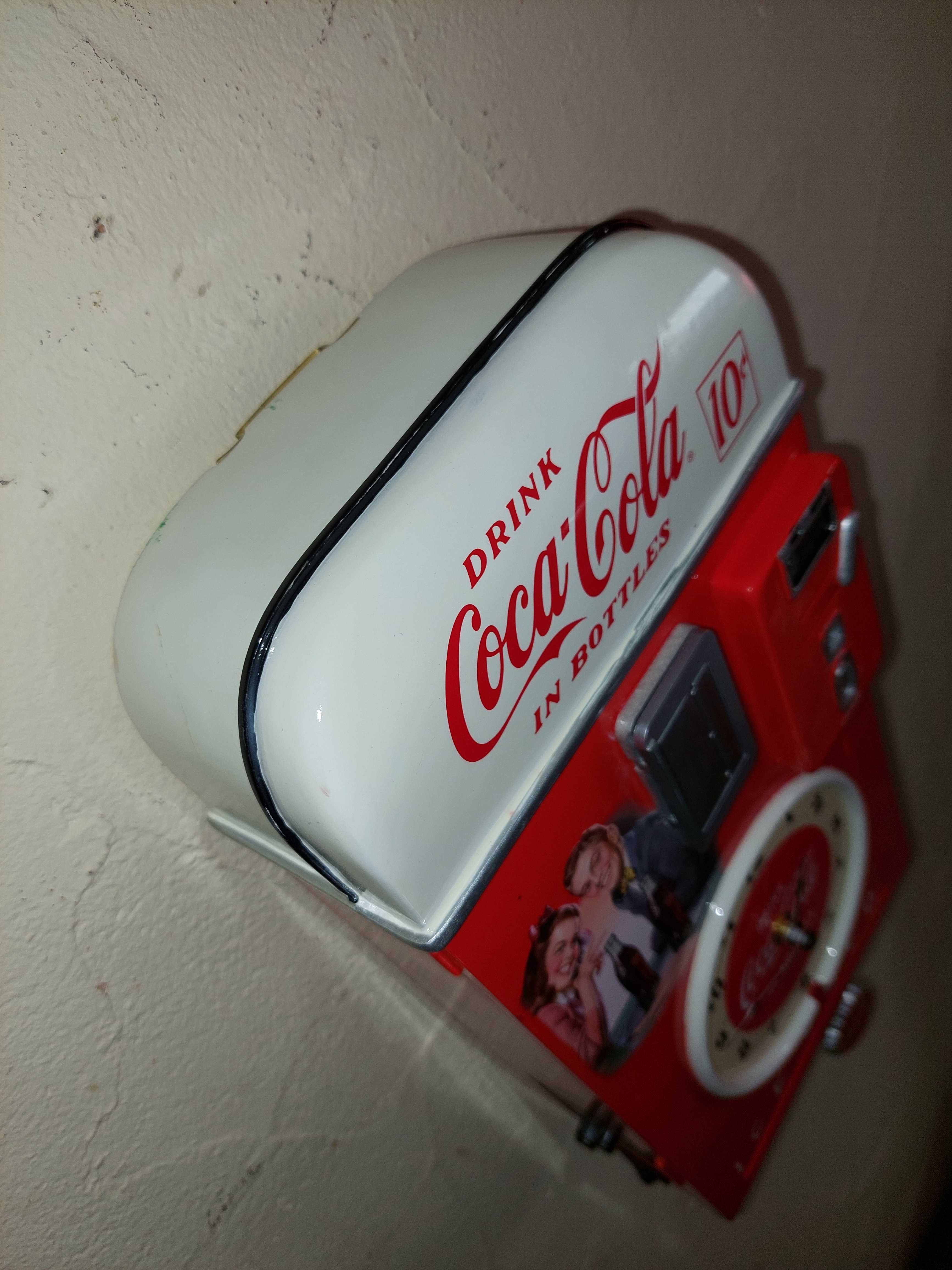 Zegar ścienny Coca-Cola kukulka światło dźwięk