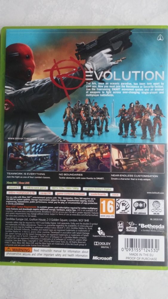 Jogo X-BOX 360 Brink