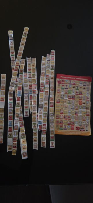 Naklejki z biedronki 250 szt