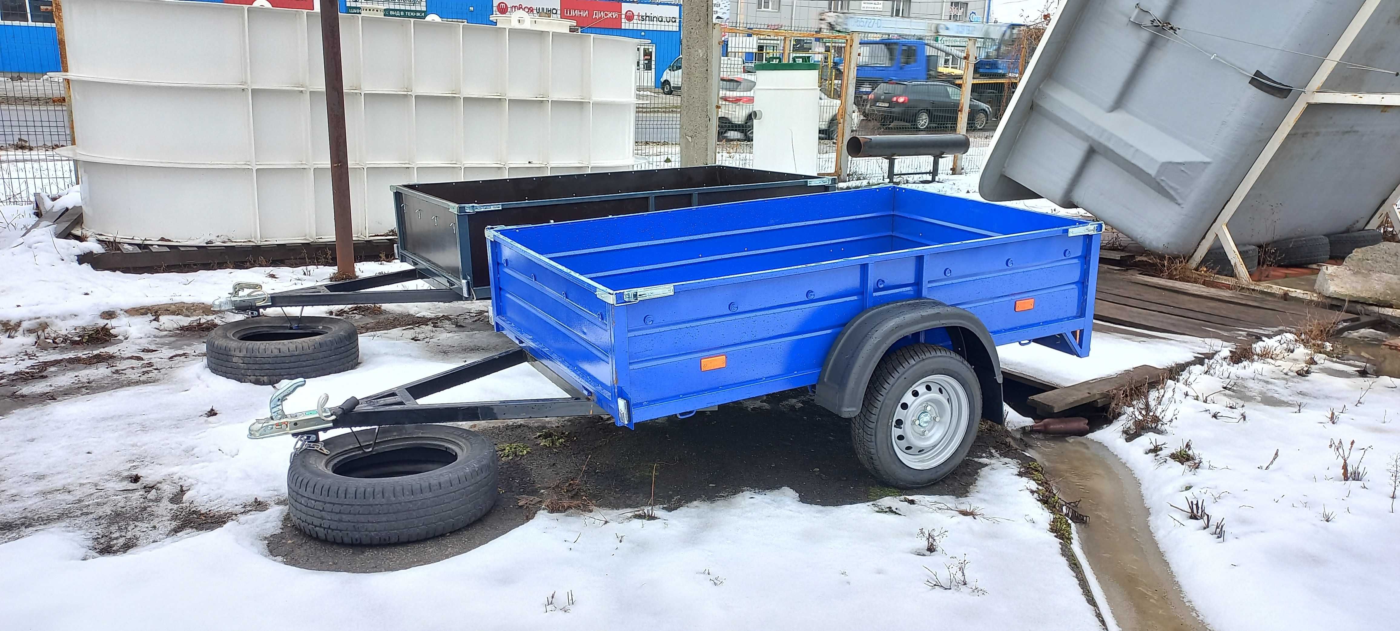 Причіп для легкового автомобіля 2,5 х 1,5 м борт 40см від виробника