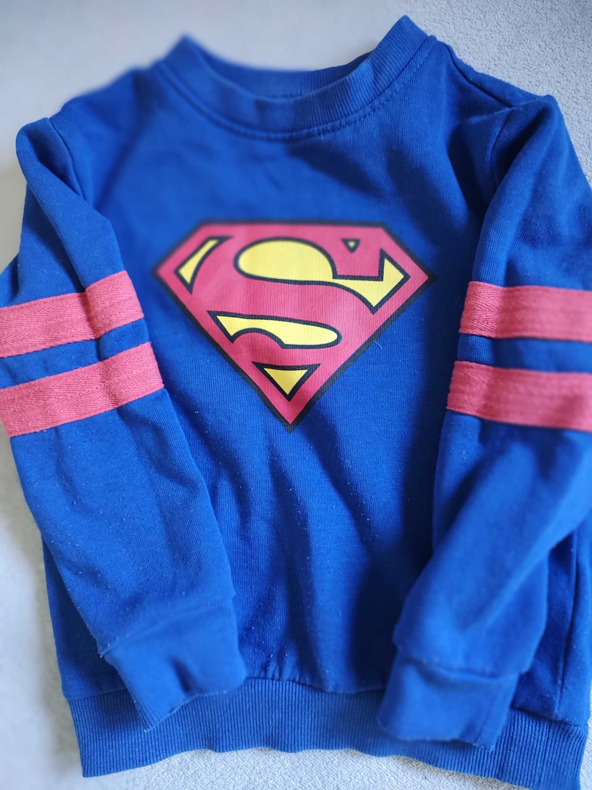 Niebieska bluza Supermen 104