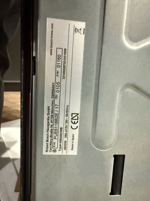 Płyta indukcyjna BOSH 60cm Bosch PUE611BB2E