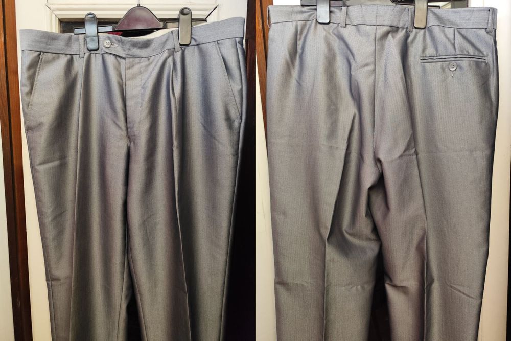 Мужской серый шерстяной костюм Legenda Class р.52-54