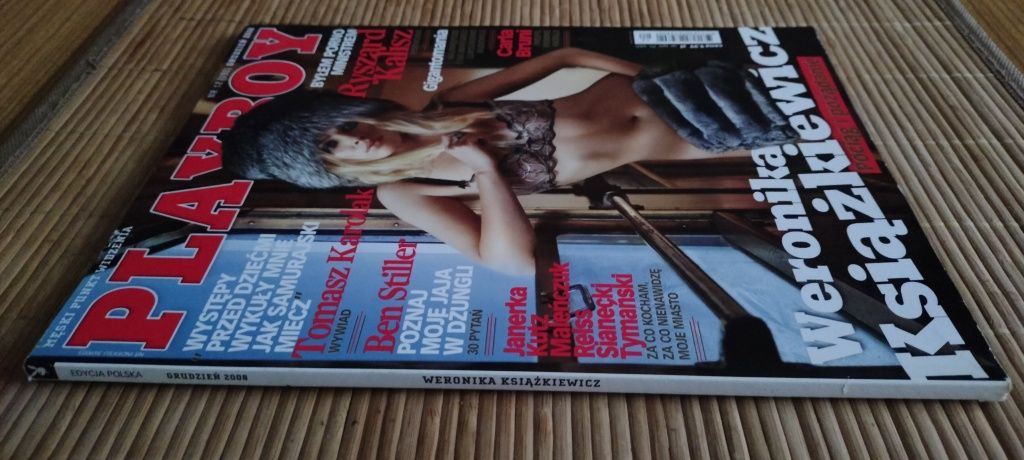 Magazyn Playboy grudzień 2008 Weronika Książkiewicz