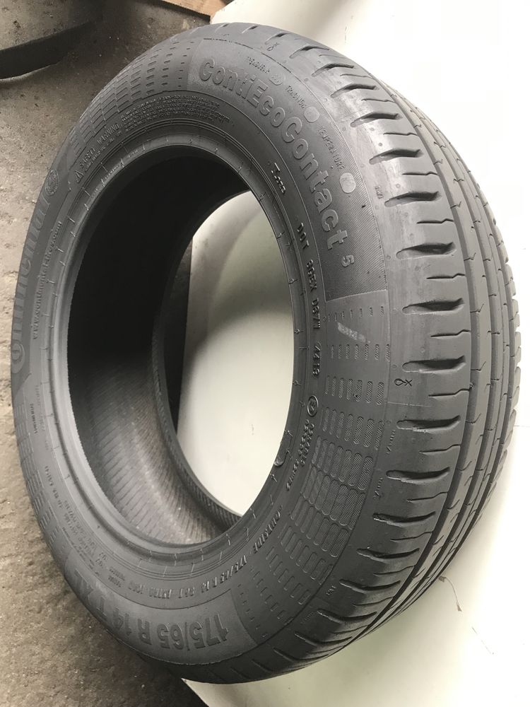 1 szt.opona letnia 6.5 mm 175/65R14 Continental ContiEcoContact5