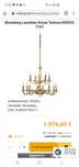 Lampa sufitowa 12 xE14 mosiężny żyrandol Brumberg Krone Tortosa 850532