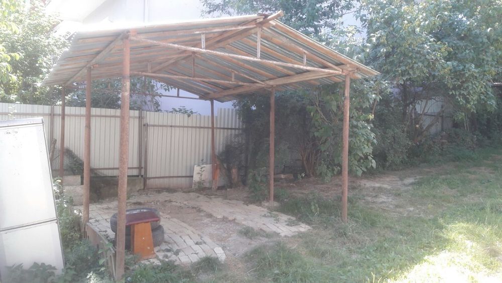 Навіс, гараж, сталь, профнастил, ворота