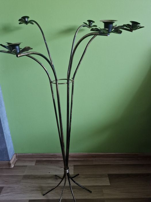Świecznik metalowy