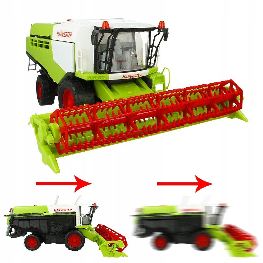 farmer - duży kombajn maszyna rolnicza bizon zbożowy