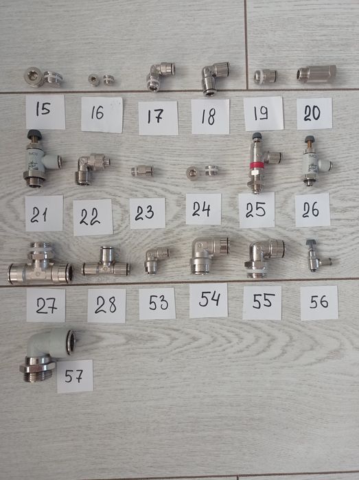 Фитинги CAMOZZI универсальные для пневмооборудования