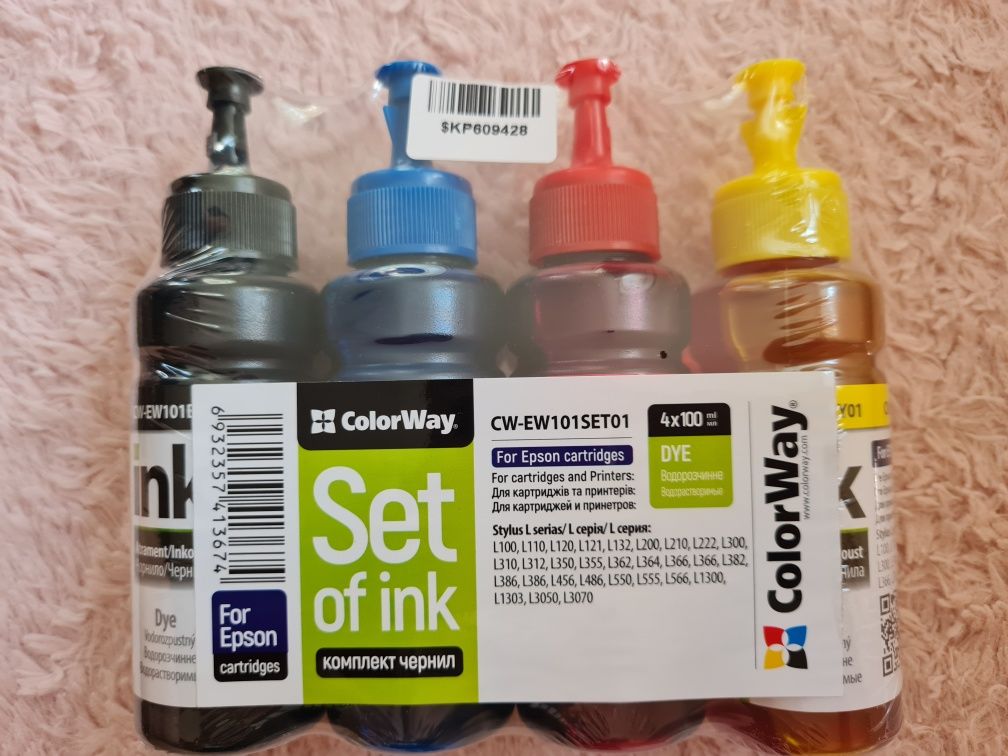 Фарба, чорнила для принтера color way