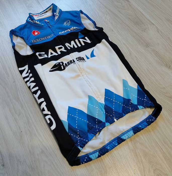 Kamizelka Kolarska Castelli Garmin Sharp F.Wegmann Na Rower Szosowy