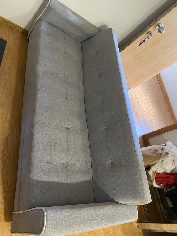 Sofa cama cinzento