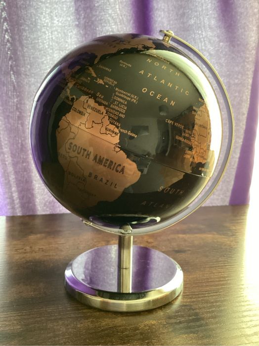 Globus dekoracyjny black gold 20cm