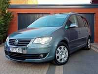 VW Touran 2008r 2,0 TDI B. Ładny 7 OS XENON Tempomat Opłacony