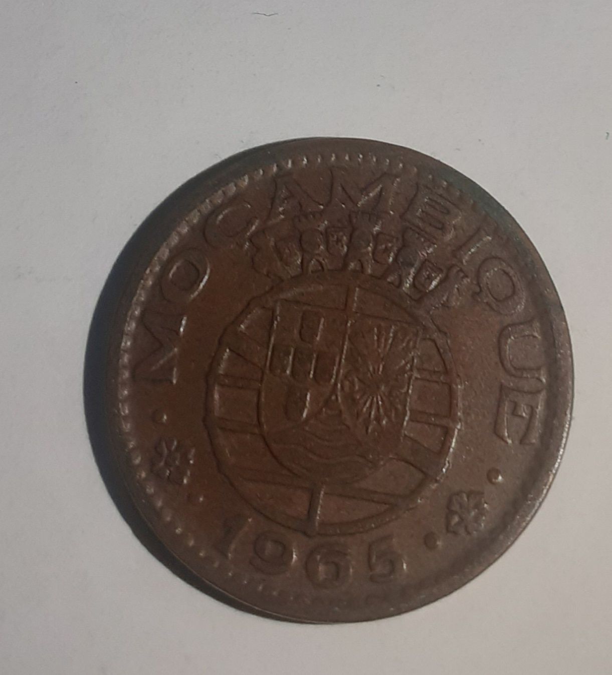 Moeda 1 escudo Moçambique