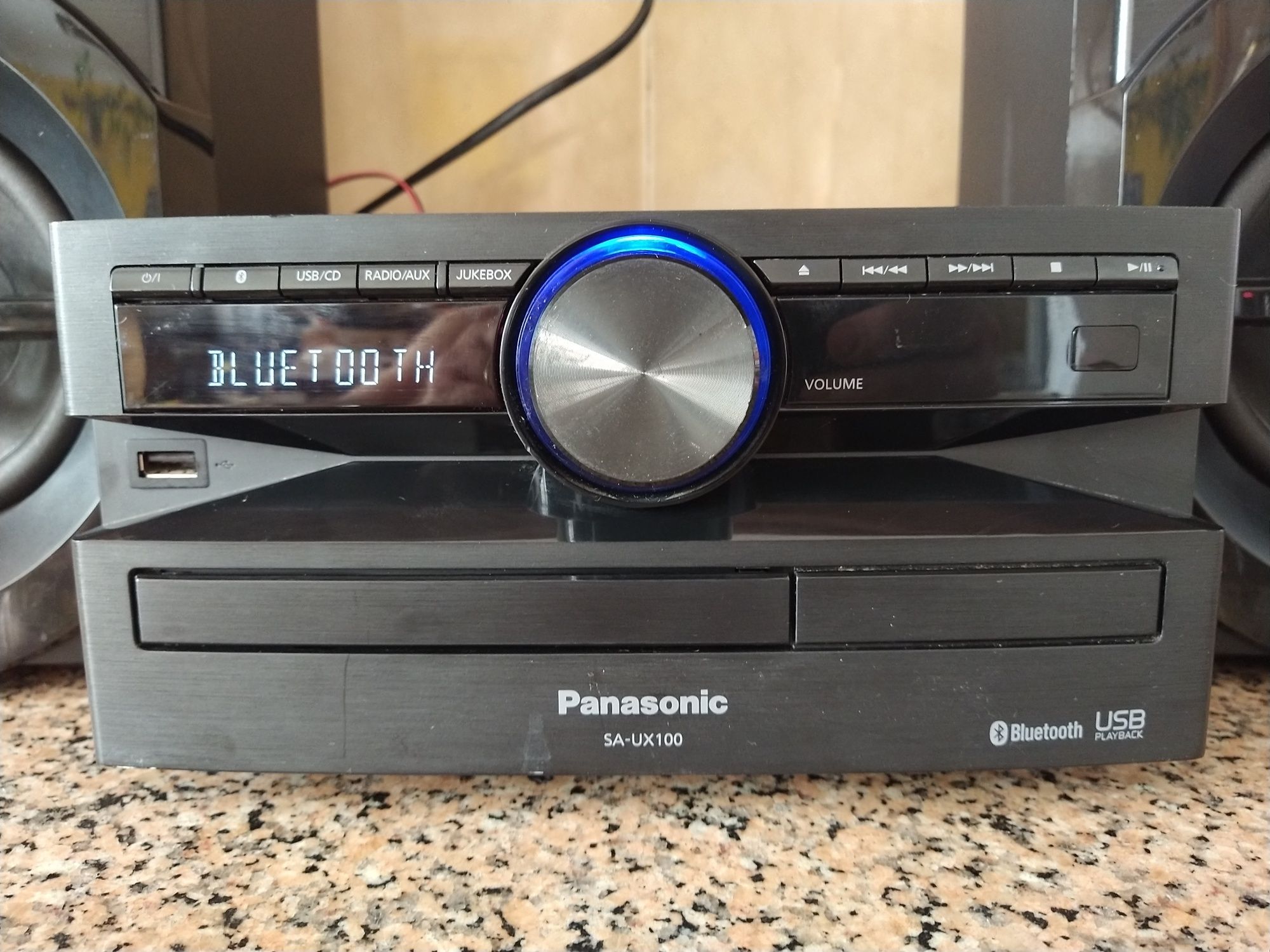 Aparelhagem de som bluetooth USB CD rádio auxiliar casa quarto