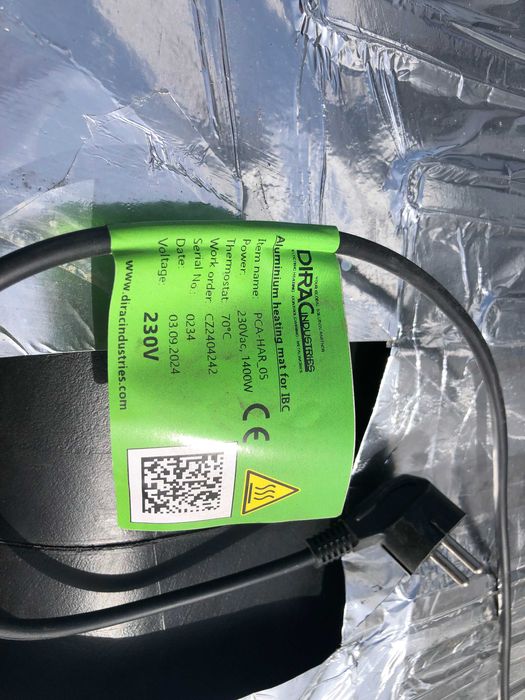 Mata grzewcza do kontenera IBC Zbiornika 1000L Mauzer Paletopojemnik