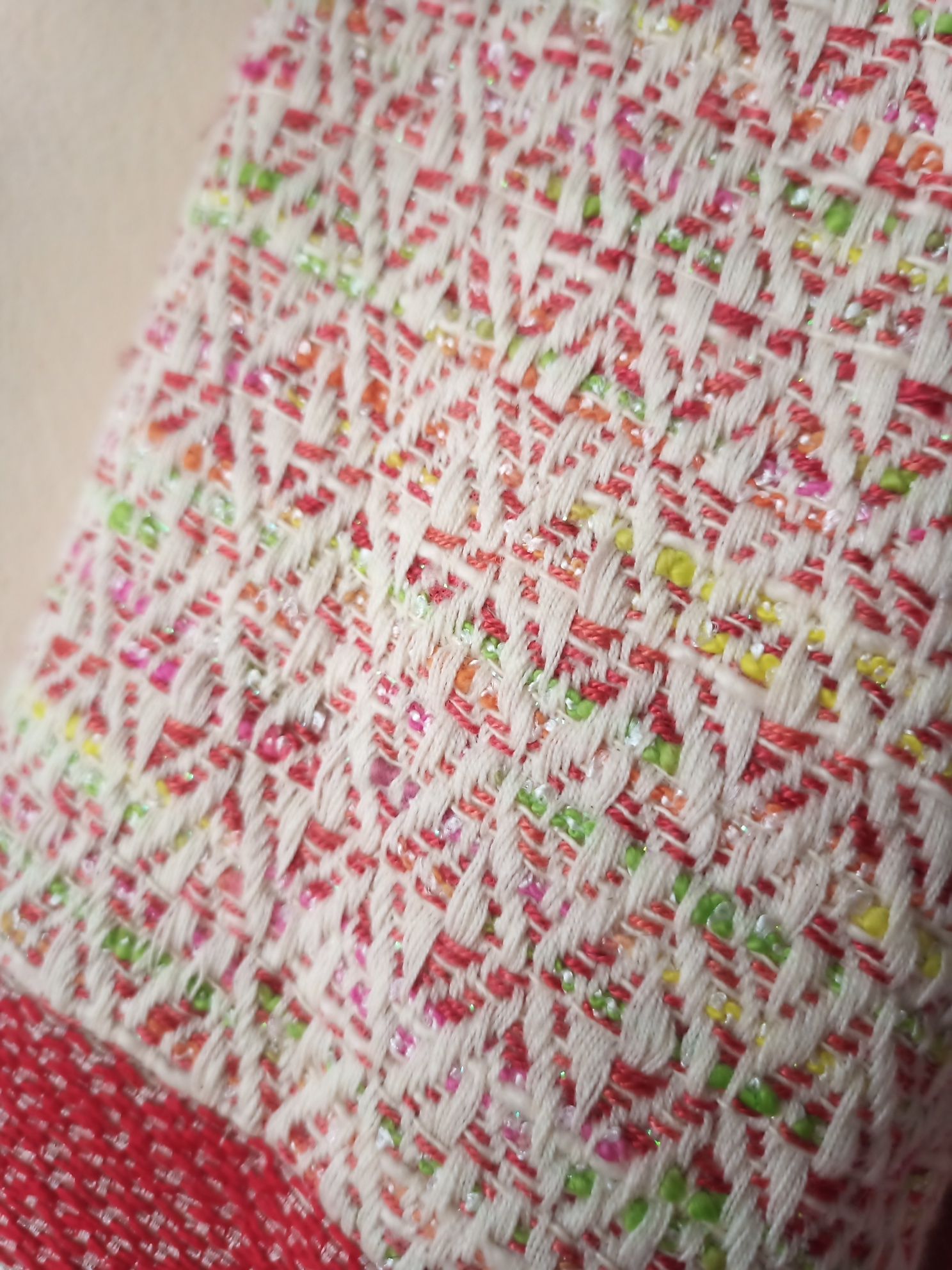 * Desigual * Kurtka płaszczyk r. 38 na 36 też wzór ornament czerwień