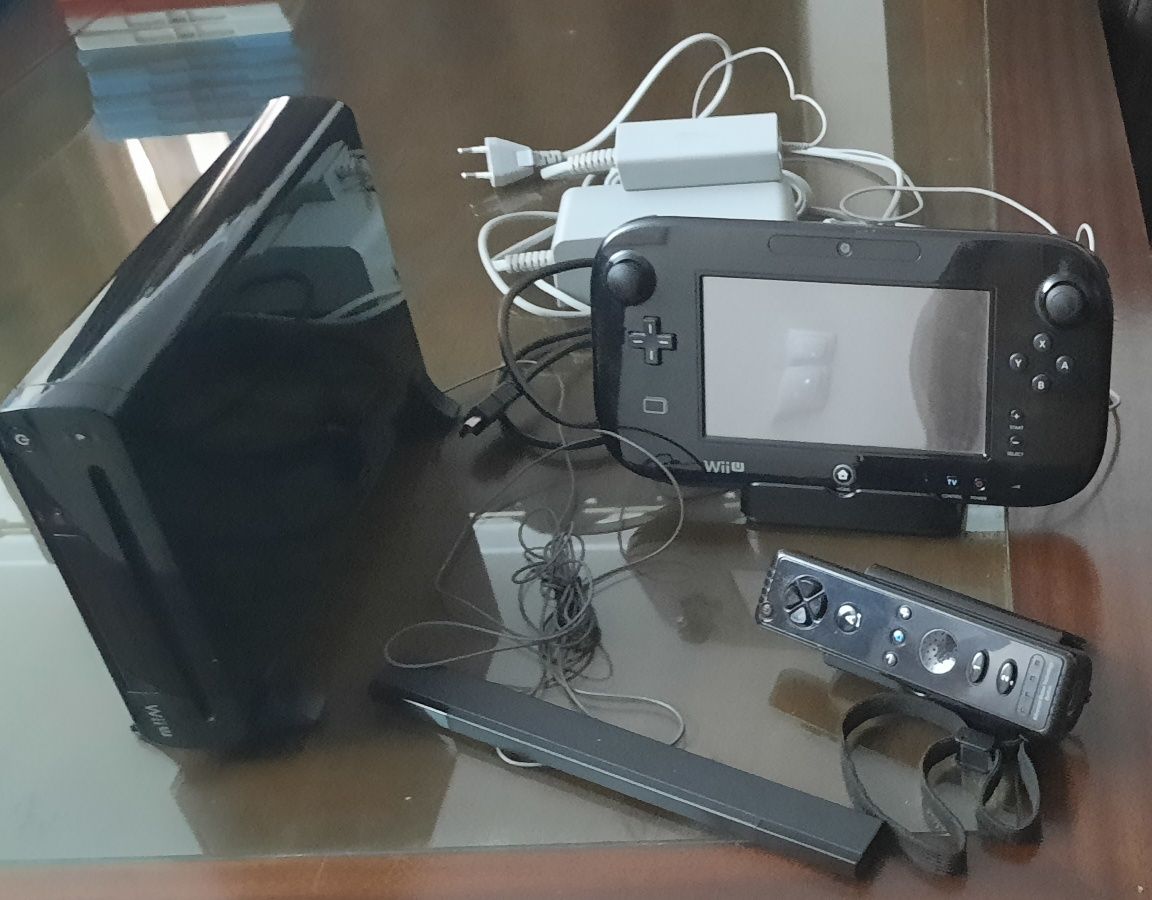 Wii U com microfone original+comando+jogos