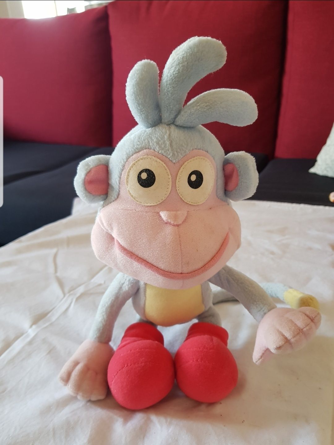 Boneco Macaco Botas da Dora Articulado