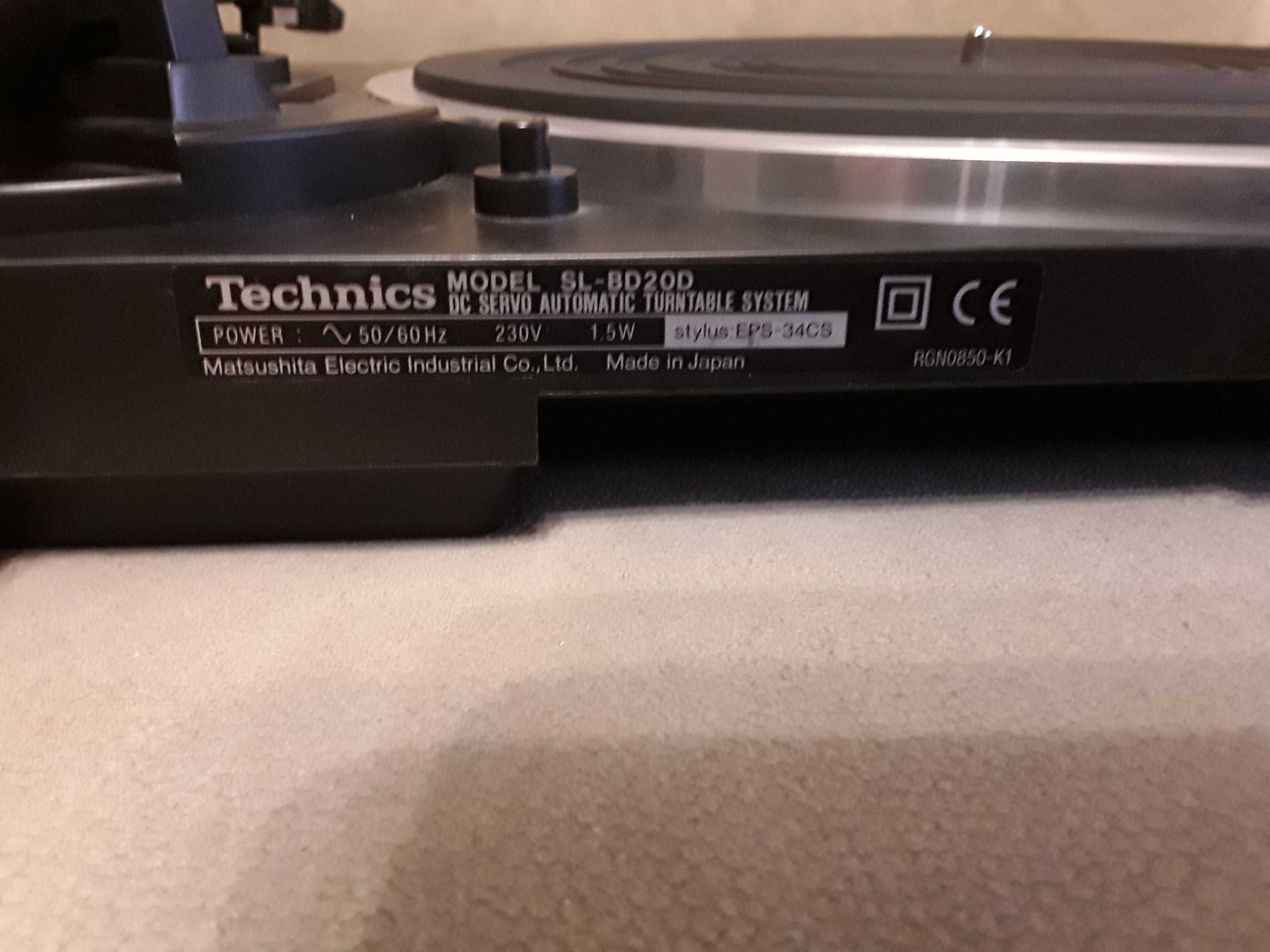 Проигрыватель винила Technics SL-BD20D  (Made in Japan)