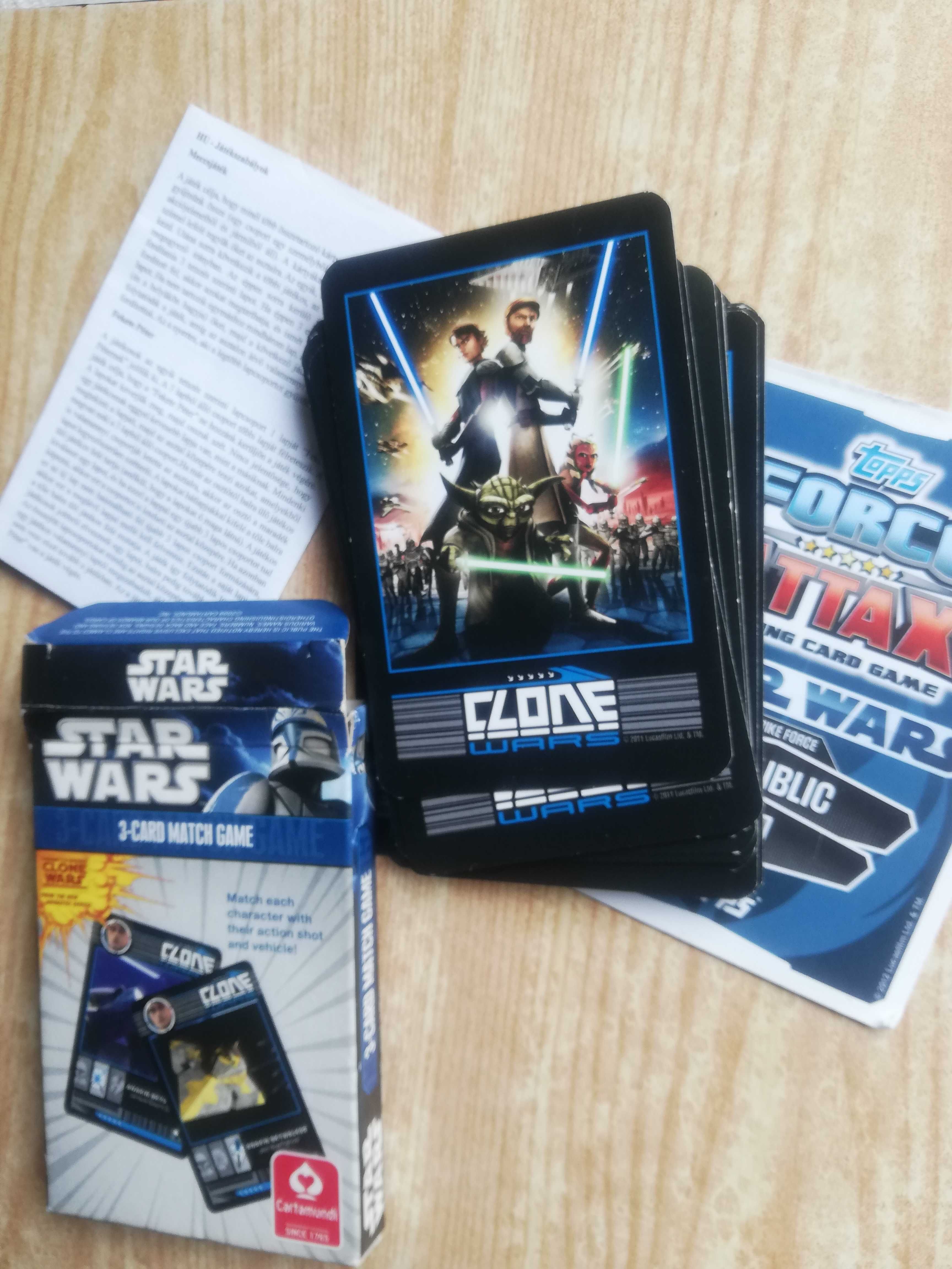 gra gwiezdne wojny -karty z instrukcją
