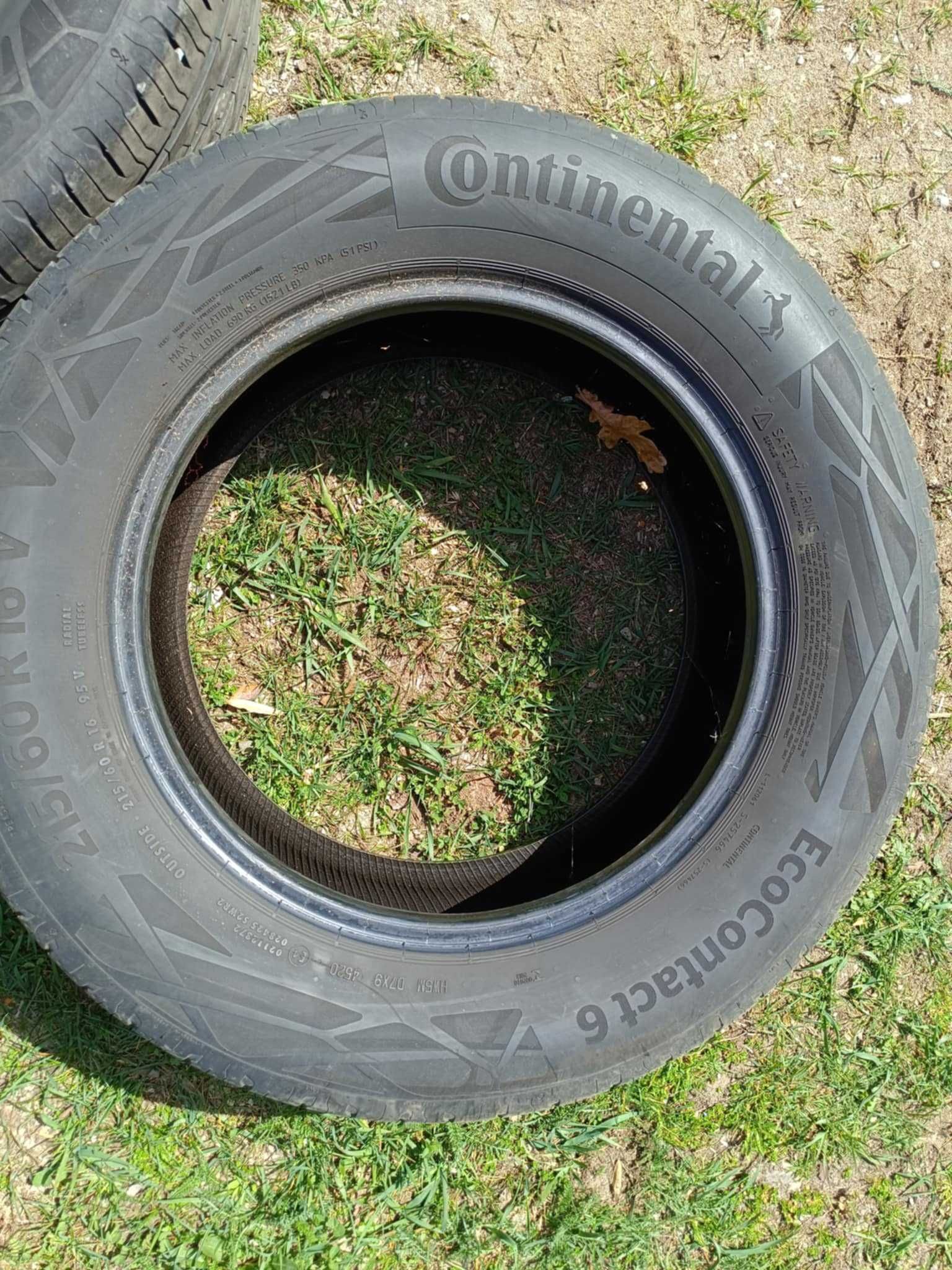 2x Opony Continental EcoContac 6 215/60 R16 V