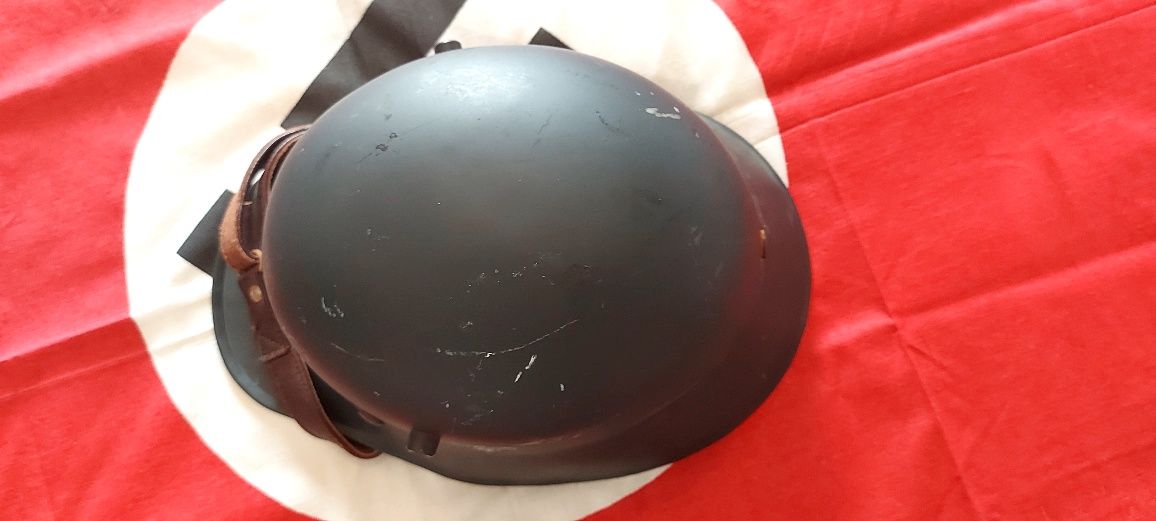 PROMOÇÃO--Capacete Stahlhelm Alemão M17 reconstruído Alemanha nazi 1a