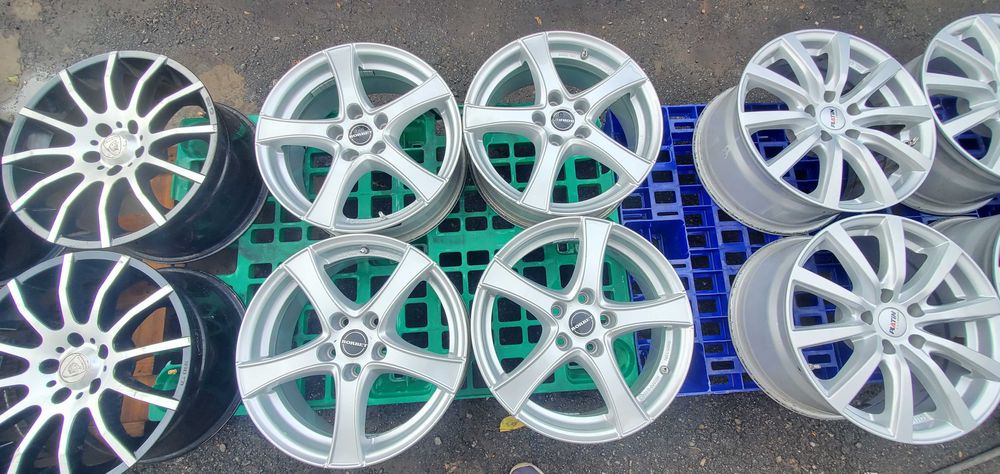 Диски 5 112 R17 Volkswagen, Skoda, Borbet Germany 6,5J ET41, ЦО 57,1