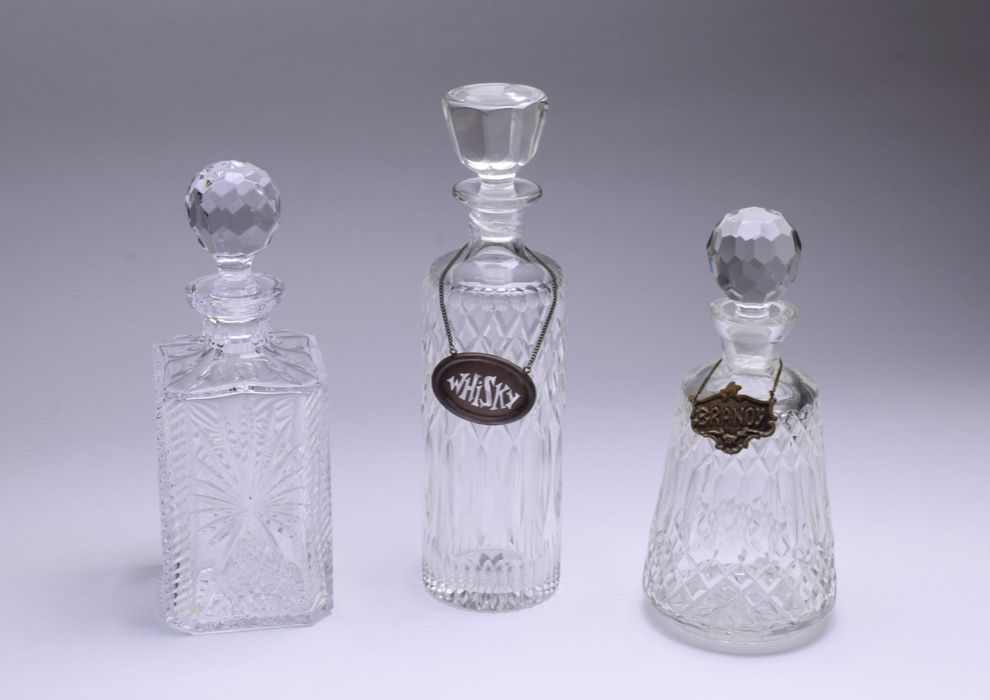 Fruteiro modernista em cristal e prata