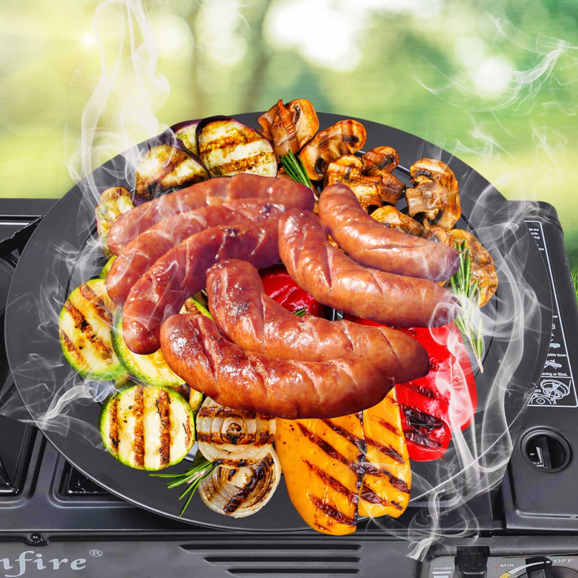 NAKŁADKA GRILLOWA Grill Do Kuchenki TURYSTYCZNEJ Gazowej Gaz Kartusz