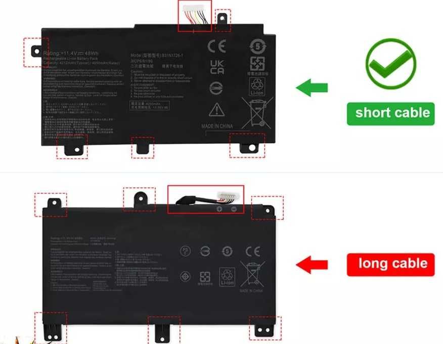 Батарея АКБ Asus TUF Gaming FX80 B31N1726 11.4V 48Wh